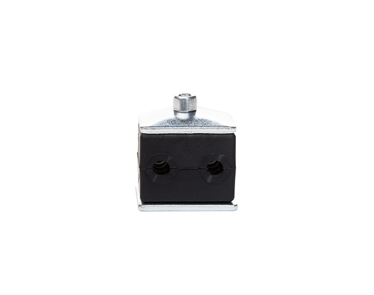 双联双孔尼龙管夹